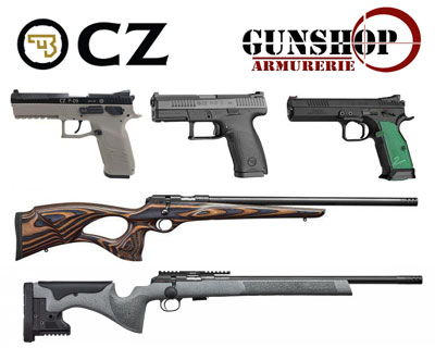 carabine et pistolet CZ Noumea