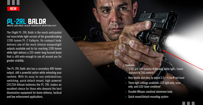 lampe olight PL-2RL BALDR